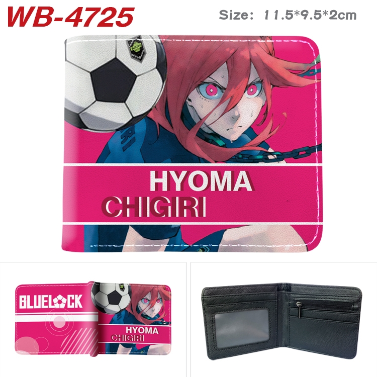 BLUE LOCK Anime color book two-fold leather wallet 11.5X9.5X2CM WB-4725A