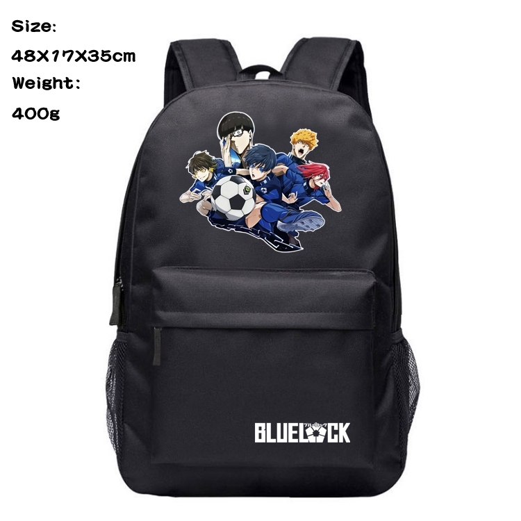 BLUE LOCK Anime  Canvas Backpack Waterproof School Bag 48X17X35CM 400G