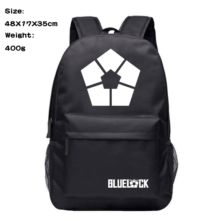 BLUE LOCK Anime  Canvas Backpack Waterproof School Bag 48X17X35CM 400G