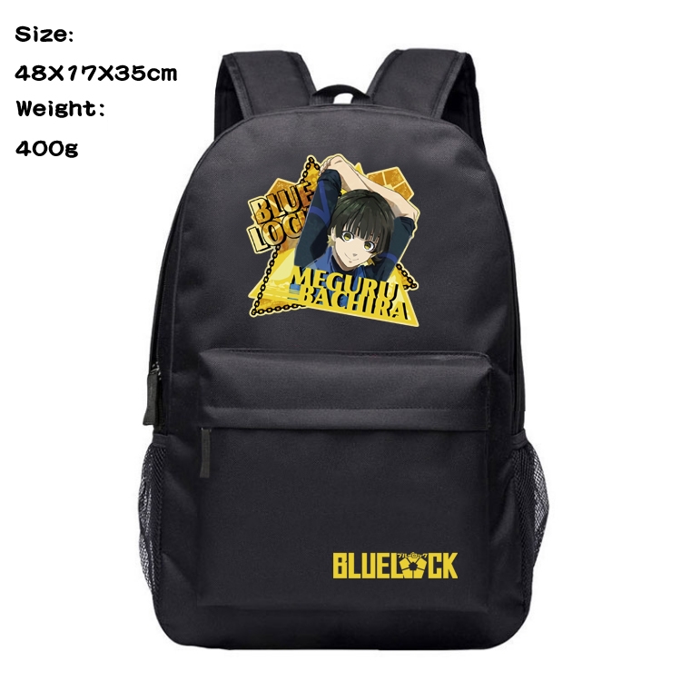 BLUE LOCK Anime  Canvas Backpack Waterproof School Bag 48X17X35CM 400G