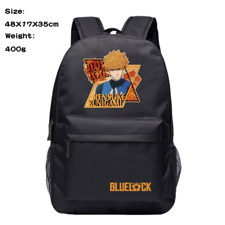 BLUE LOCK Anime  Canvas Backpack Waterproof School Bag 48X17X35CM 400G