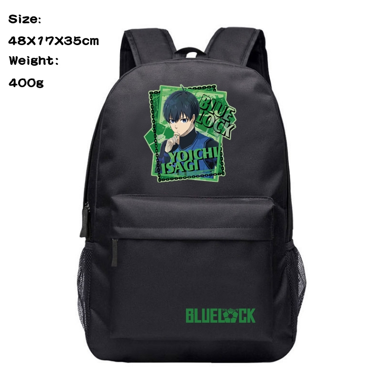 BLUE LOCK Anime  Canvas Backpack Waterproof School Bag 48X17X35CM 400G