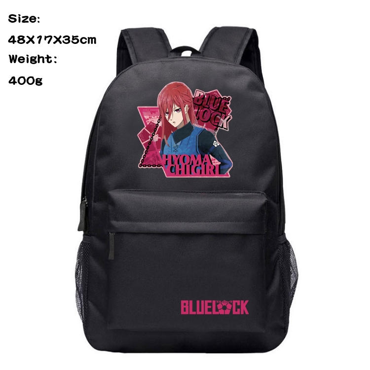 BLUE LOCK Anime  Canvas Backpack Waterproof School Bag 48X17X35CM 400G