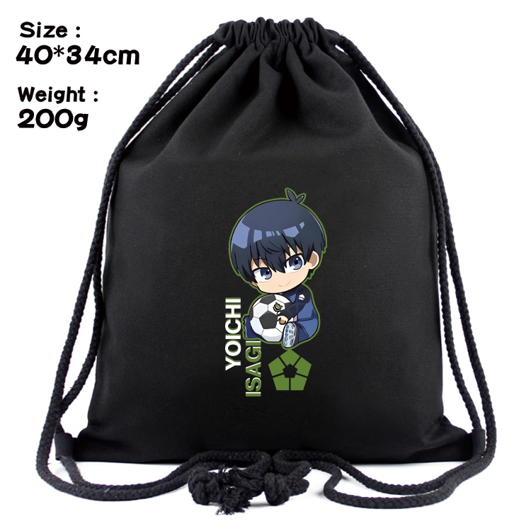 BLUE LOCK Anime Coloring Book Drawstring Backpack 40X34cm 200g