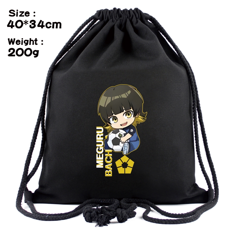 BLUE LOCK Anime Coloring Book Drawstring Backpack 40X34cm 200g