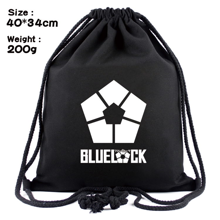 BLUE LOCK Anime Coloring Book Drawstring Backpack 40X34cm 200g