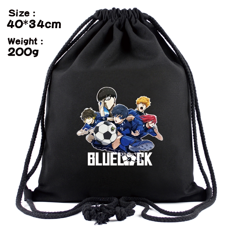 BLUE LOCK Anime Coloring Book Drawstring Backpack 40X34cm 200g