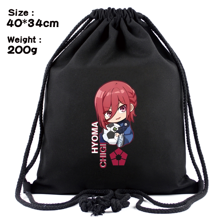 BLUE LOCK Anime Coloring Book Drawstring Backpack 40X34cm 200g