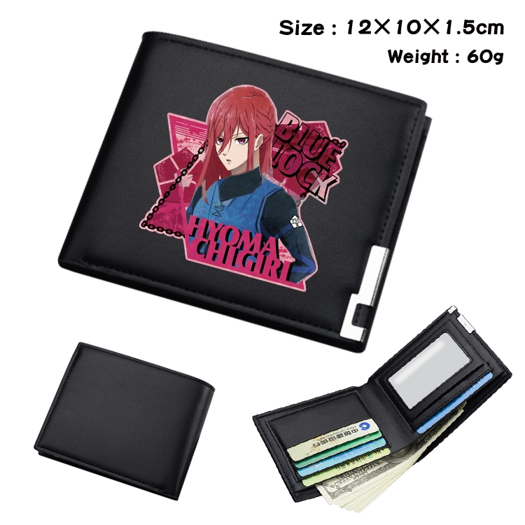 BLUE LOCK Anime Full Color Short All Inclusive Zipper Wallet 10x12x2.5cm