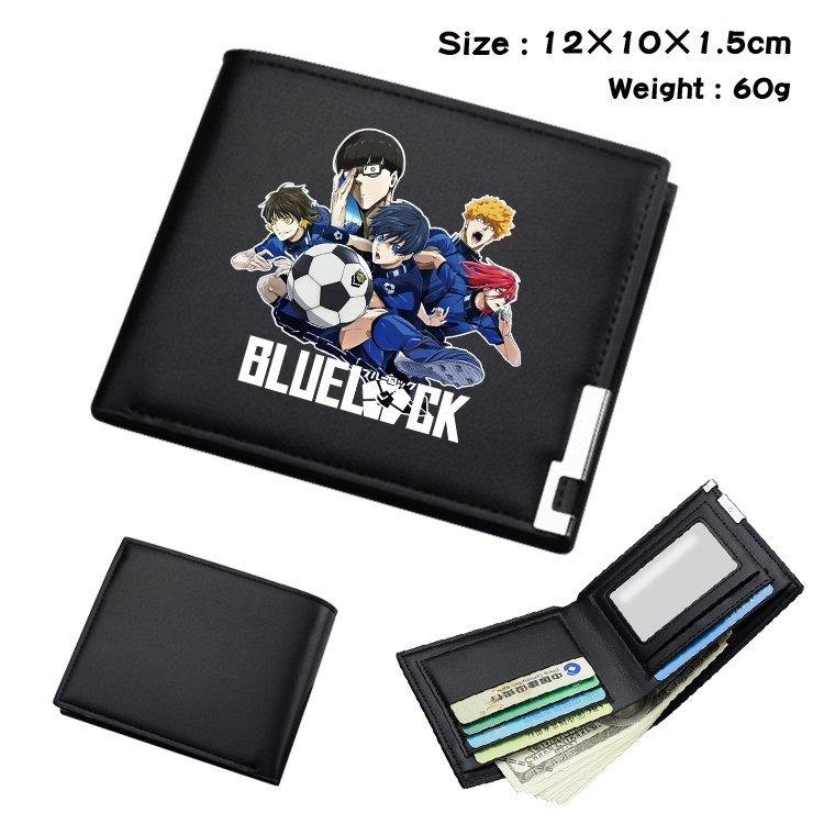 BLUE LOCK Anime Full Color Short All Inclusive Zipper Wallet 10x12x2.5cm