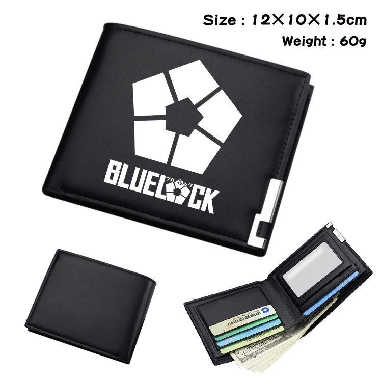 BLUE LOCK Anime Full Color Short All Inclusive Zipper Wallet 10x12x2.5cm