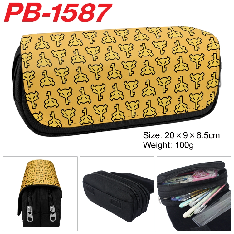 The Legend of Zelda Anime double-layer pu leather printing pencil case 20×9×6.5cm PB-1587