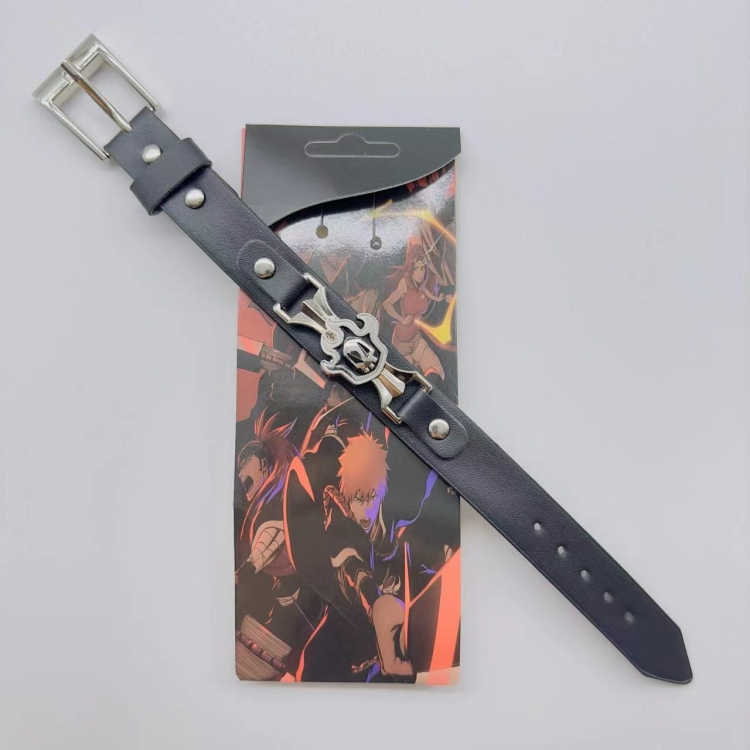 Bleach Anime peripheral Bracelet Leather Bracelet price for 5 pcs