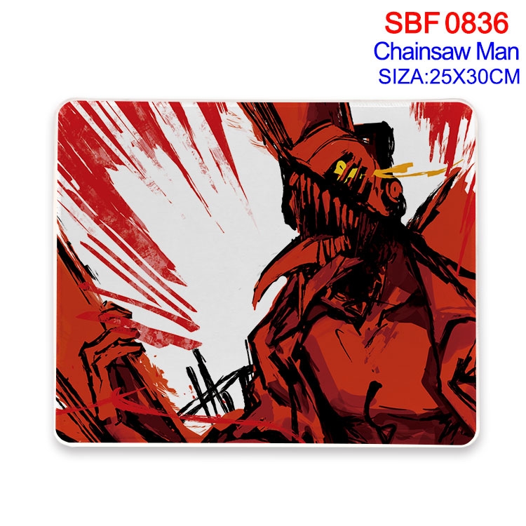 Chainsaw man Animation peripheral locking mouse pad 25X30CM  SBF-836-2