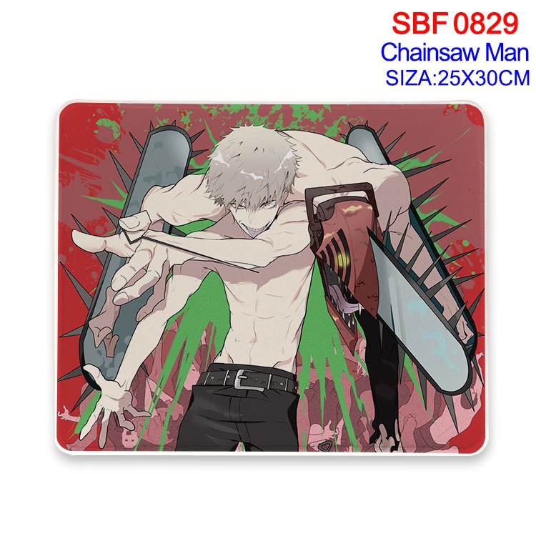 Chainsaw man Animation peripheral locking mouse pad 25X30CM  SBF-829-2