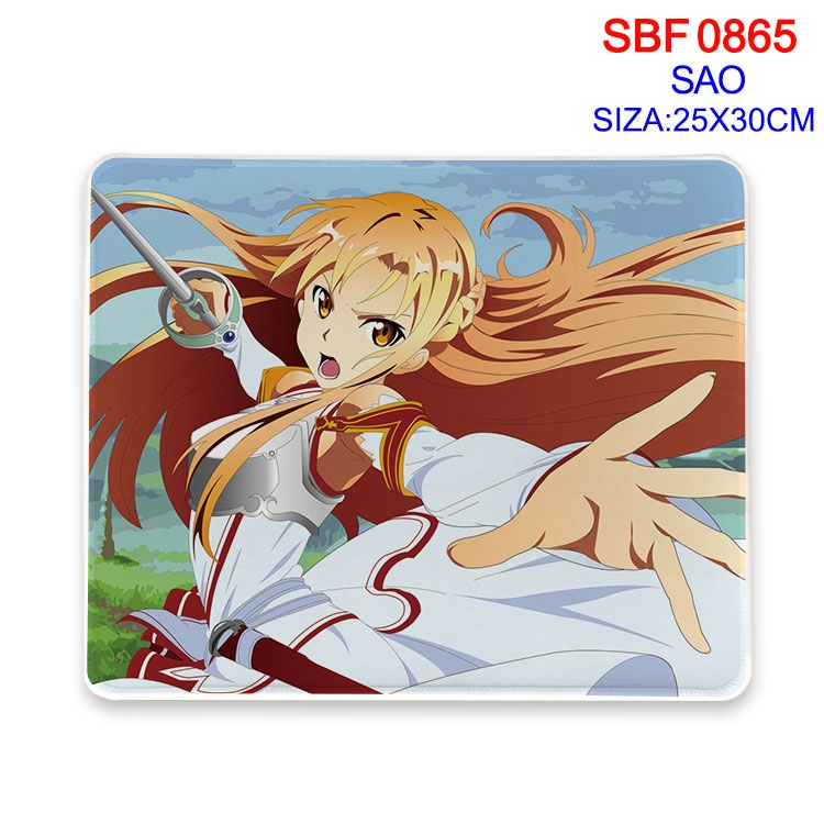 Sword Art Online Animation peripheral locking mouse pad 25X30CM SBF-865-2