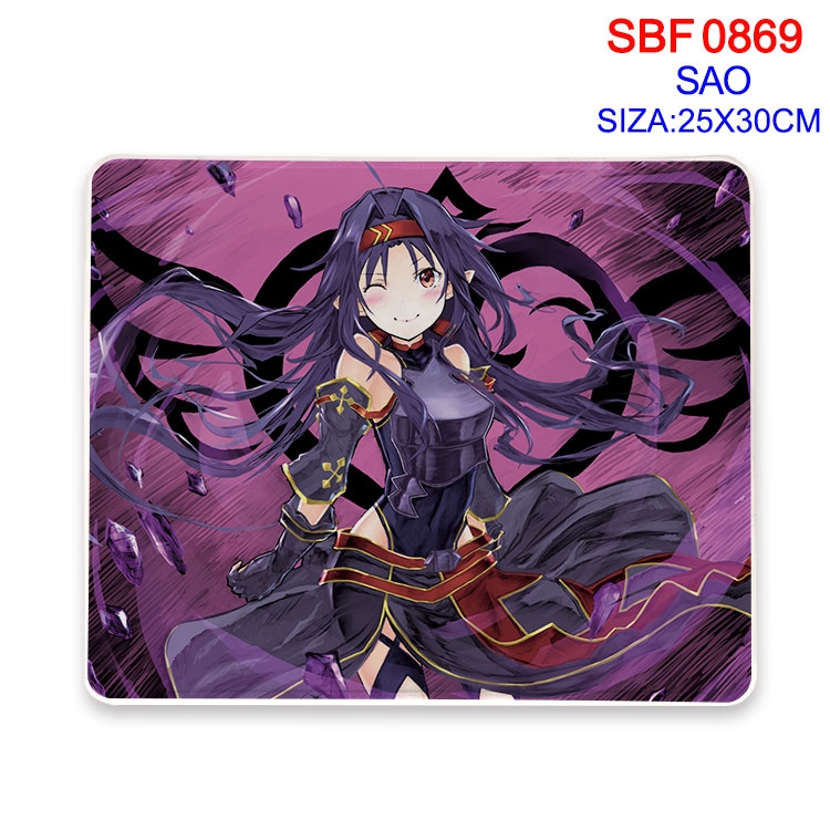 Sword Art Online Animation peripheral locking mouse pad 25X30CM  SBF-869-2