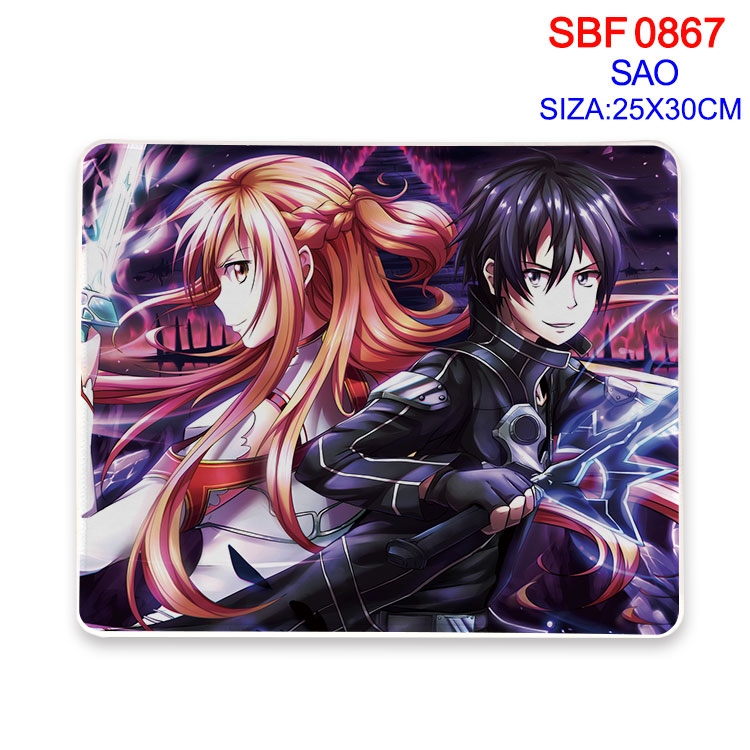Sword Art Online Animation peripheral locking mouse pad 25X30CM SBF-867-2