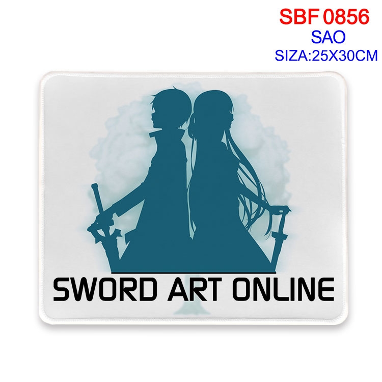 Sword Art Online Animation peripheral locking mouse pad 25X30CM SBF-856-2