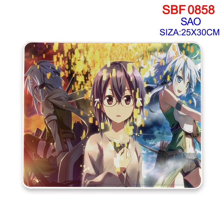 Sword Art Online Animation peripheral locking mouse pad 25X30CM SBF-858-2
