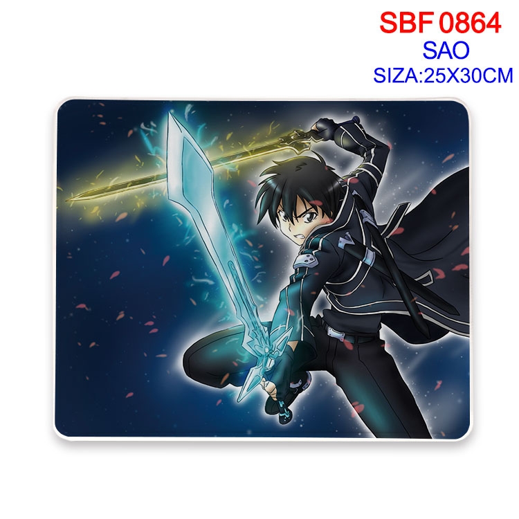 Sword Art Online Animation peripheral locking mouse pad 25X30CM SBF-864-2