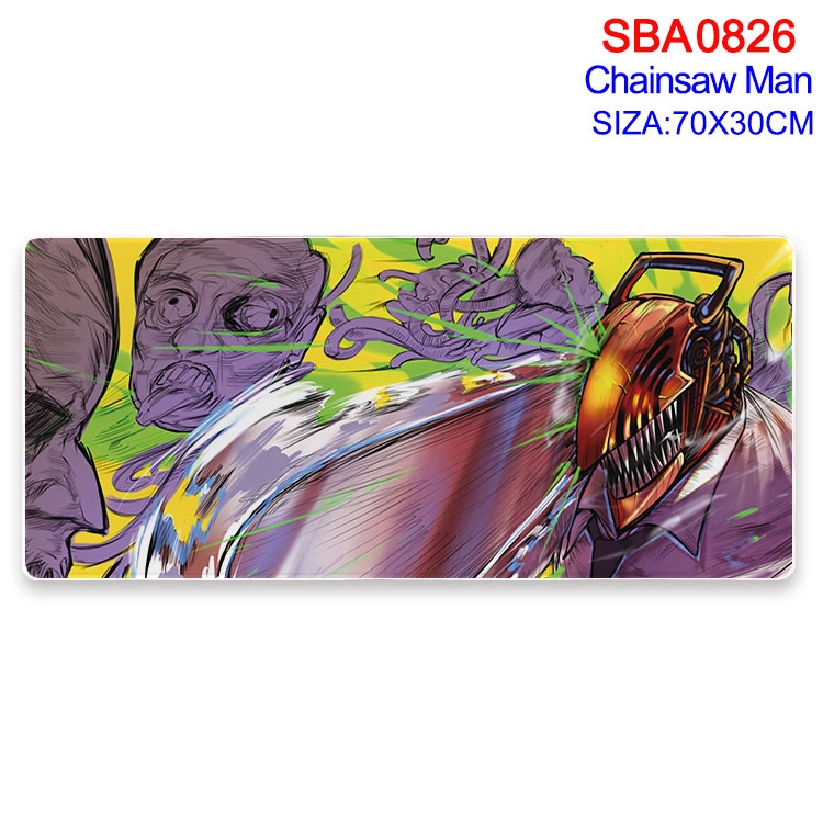 Chainsaw man Animation peripheral lock mouse pad 70X30cm  SBA-826