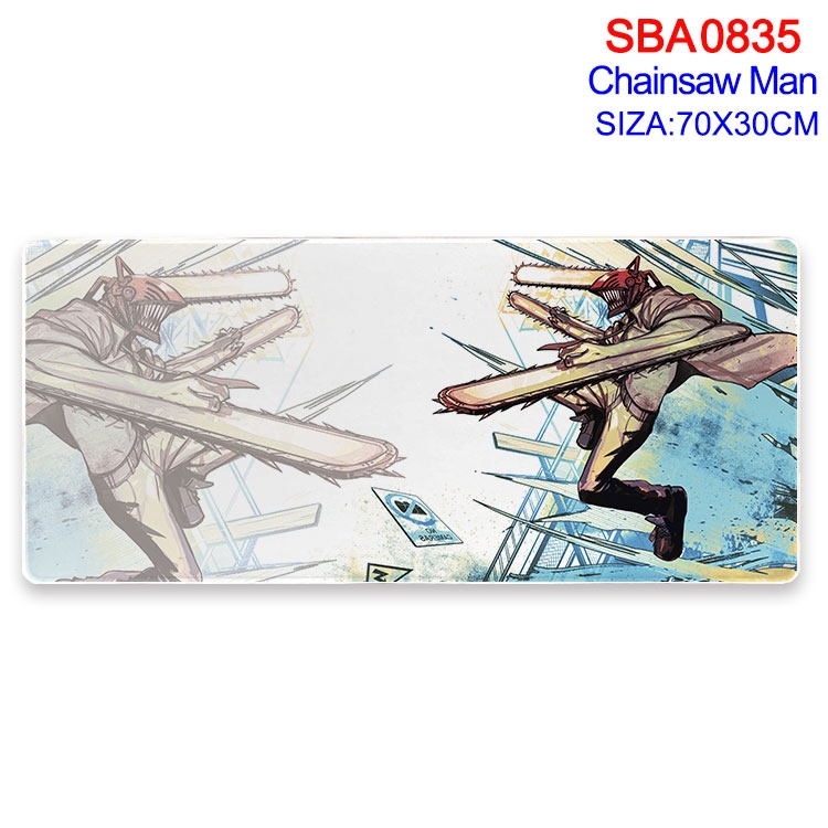 Chainsaw man Animation peripheral lock mouse pad 70X30cm  SBA-835