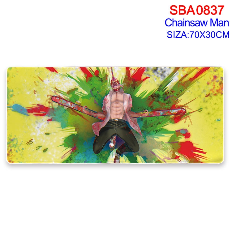 Chainsaw man Animation peripheral lock mouse pad 70X30cm  SBA-837
