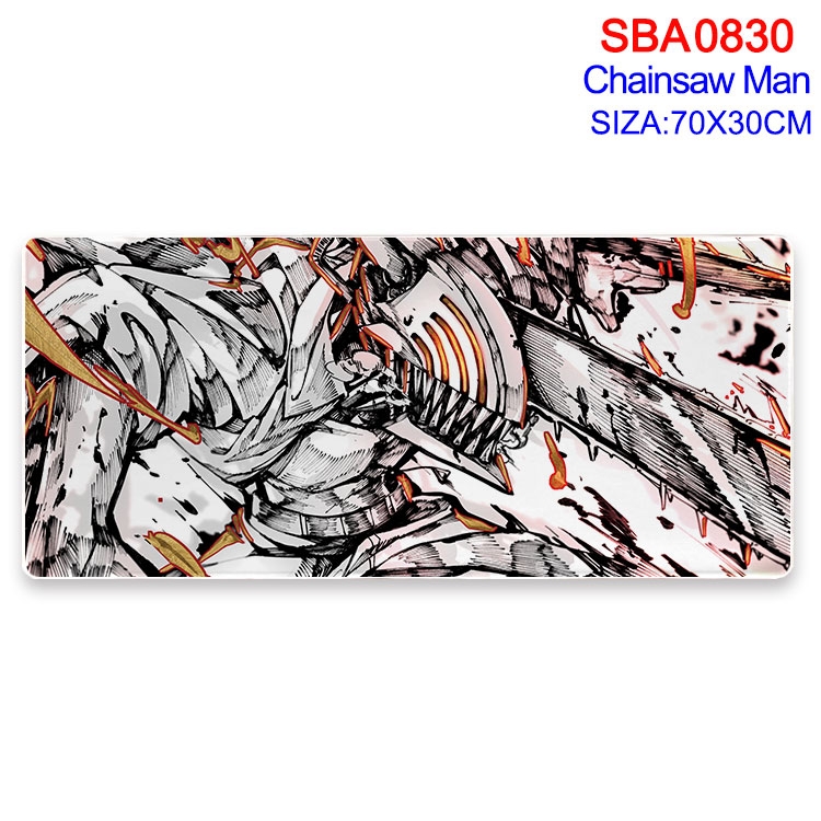 Chainsaw man Animation peripheral lock mouse pad 70X30cm  SBA-830