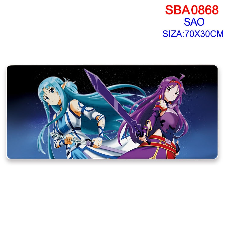 Sword Art Online Animation peripheral lock mouse pad 70X30cm  SBA-868