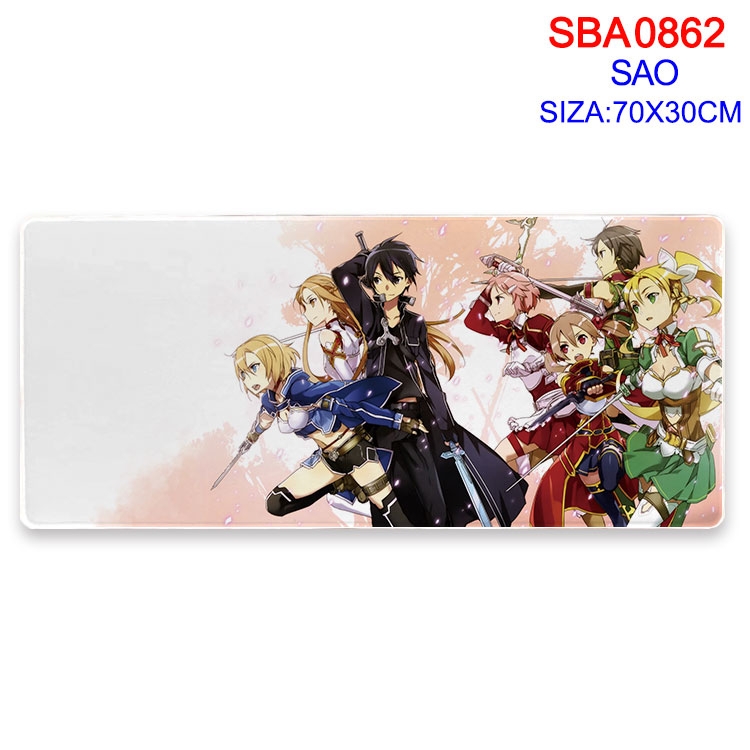 Sword Art Online Animation peripheral lock mouse pad 70X30cm  SBA-862