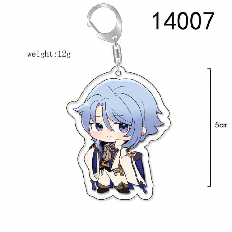 Genshin Impact Anime Acrylic Keychain Charm price for 5 pcs 14007