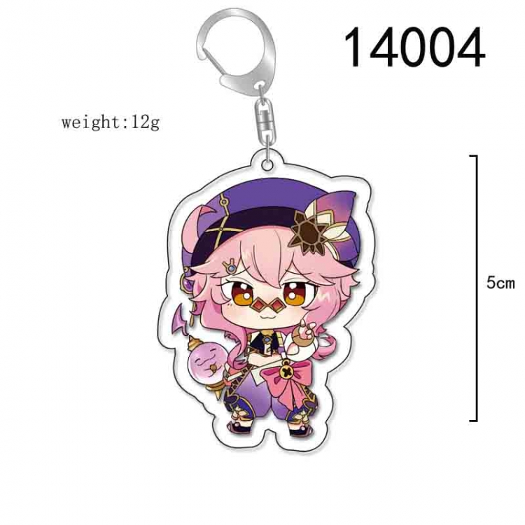 Genshin Impact Anime Acrylic Keychain Charm price for 5 pcs 14004