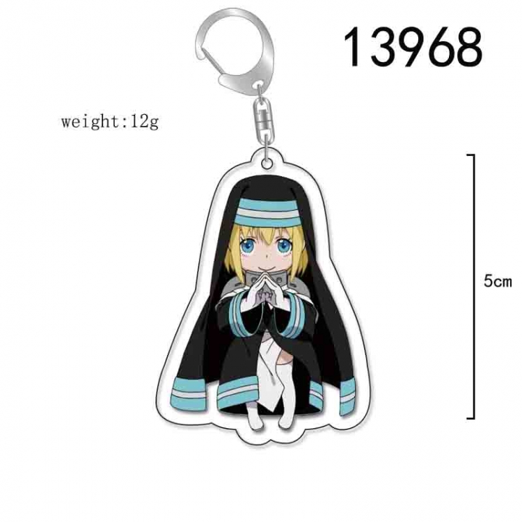 Fire Force Anime Acrylic Keychain Charm price for 5 pcs 13968