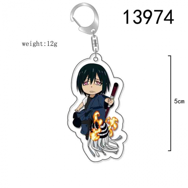 Fire Force Anime Acrylic Keychain Charm price for 5 pcs 13974