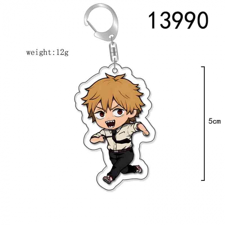 Chainsaw man Anime Acrylic Keychain Charm price for 5 pcs 13990