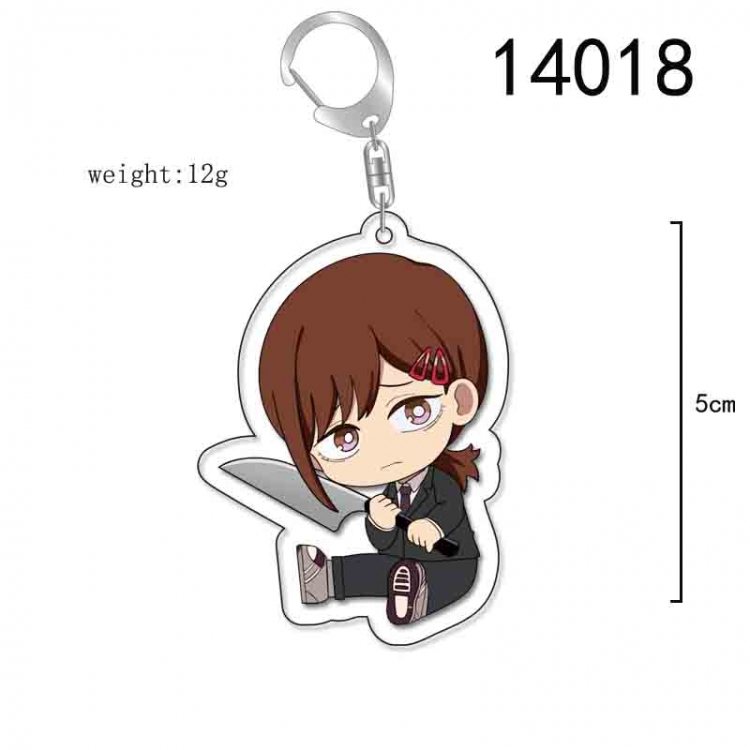 Chainsaw man Anime Acrylic Keychain Charm price for 5 pcs 14018