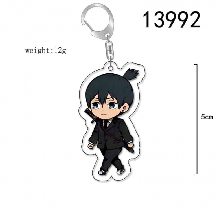 Chainsaw man Anime Acrylic Keychain Charm price for 5 pcs 13992