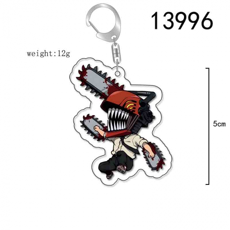 Chainsaw man Anime Acrylic Keychain Charm price for 5 pcs 13996