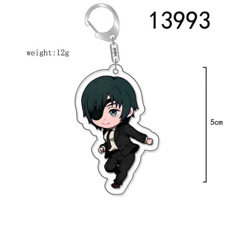 Chainsaw man Anime Acrylic Keychain Charm price for 5 pcs 13993