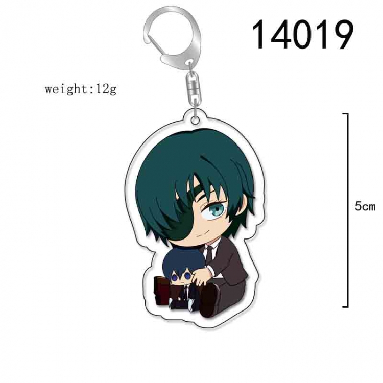 Chainsaw man Anime Acrylic Keychain Charm price for 5 pcs 14019