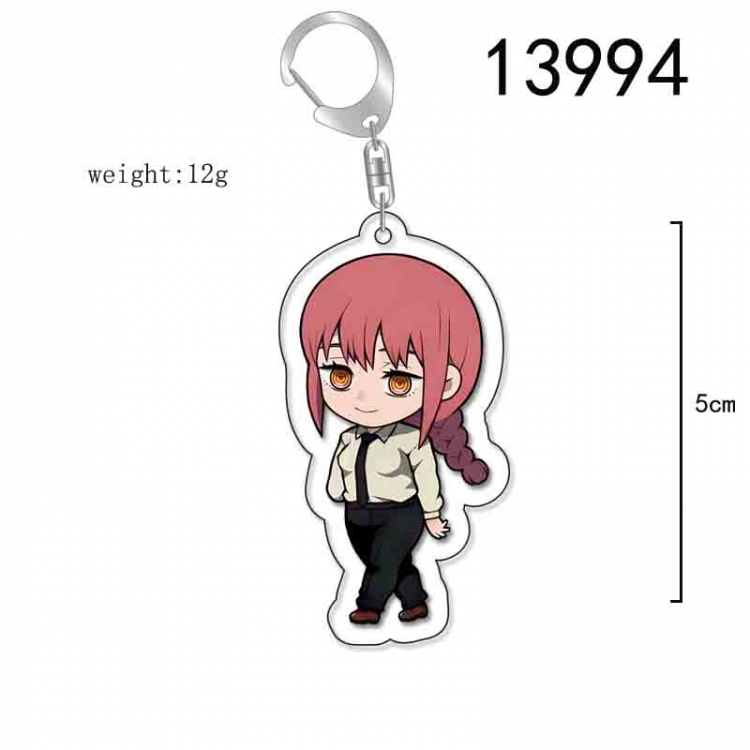 Chainsaw man Anime Acrylic Keychain Charm price for 5 pcs 13994