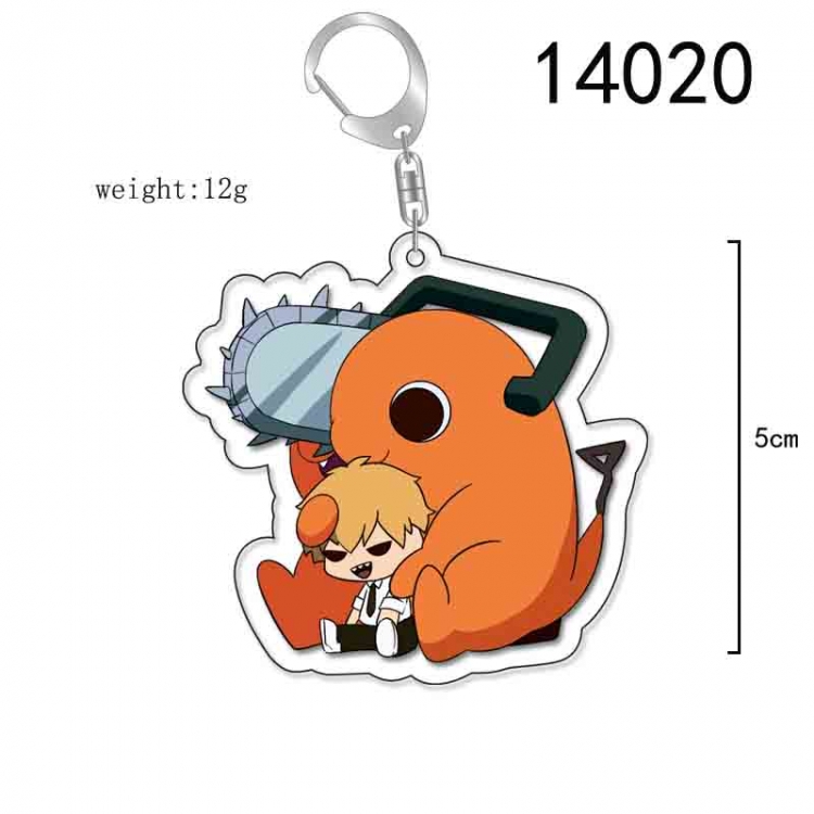 Chainsaw man Anime Acrylic Keychain Charm price for 5 pcs 14020