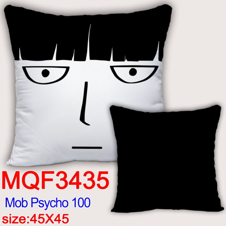 Mob Psycho 100 Anime square full-color pillow cushion 45X45CM NO FILLING MQF 3435
