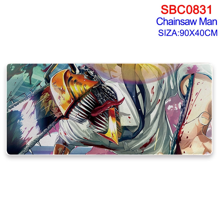 Chainsaw man Anime peripheral edge lock mouse pad 90X40CM SBC-831