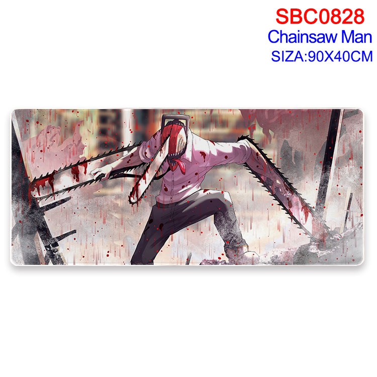 Chainsaw man Anime peripheral edge lock mouse pad 90X40CM SBC-828