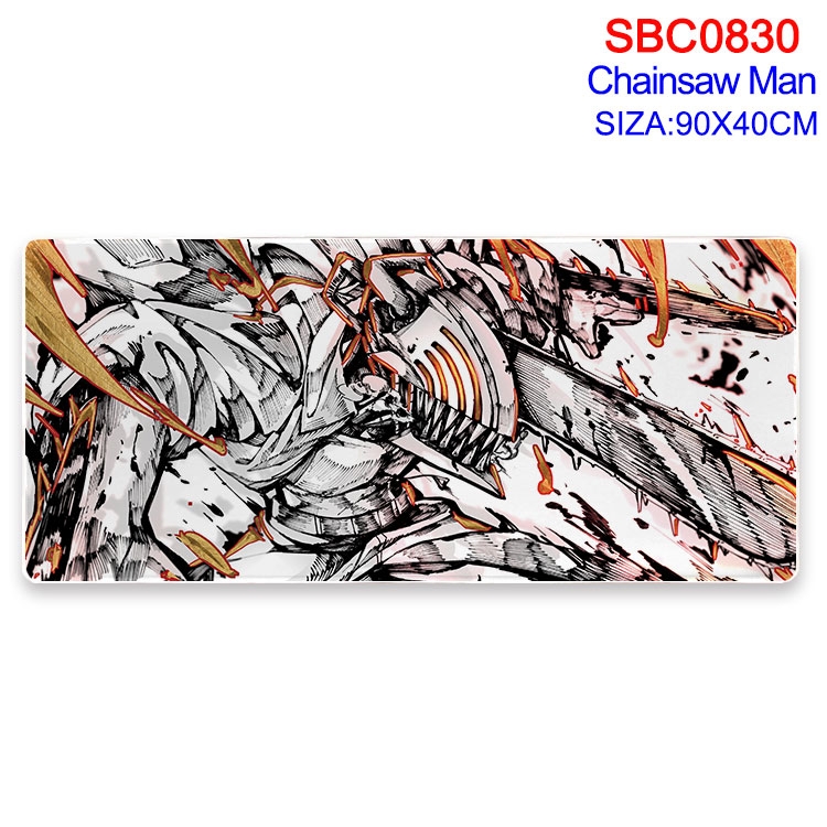 Chainsaw man Anime peripheral edge lock mouse pad 90X40CM SBC-830