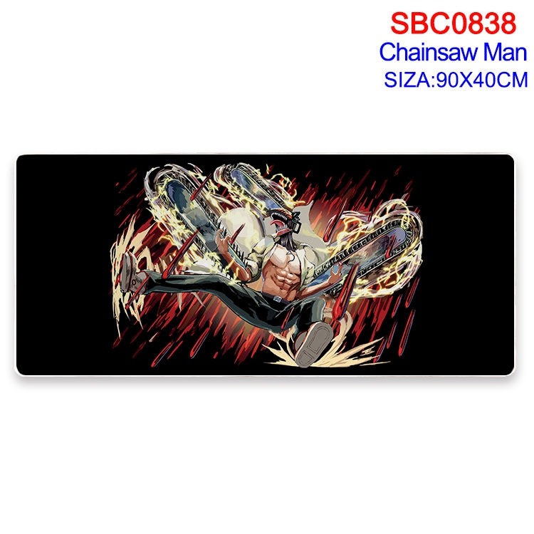 Chainsaw man Anime peripheral edge lock mouse pad 90X40CM  SBC-838