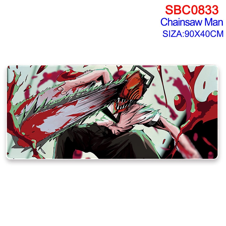 Chainsaw man Anime peripheral edge lock mouse pad 90X40CM SBC-833