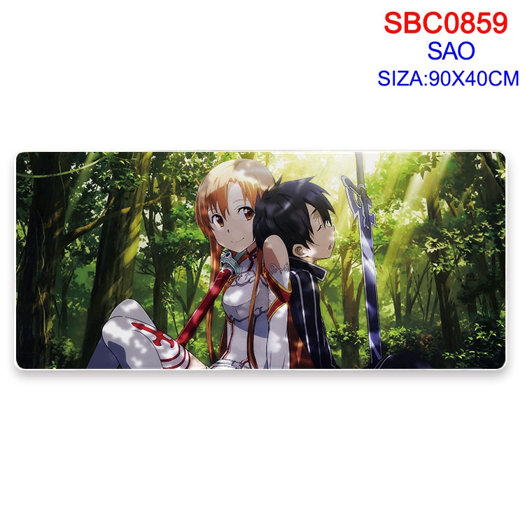 Sword Art Online Anime peripheral edge lock mouse pad 90X40CM  SBC-859
